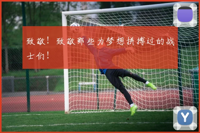 致敬！致敬那些为梦想拼搏过的战士们！